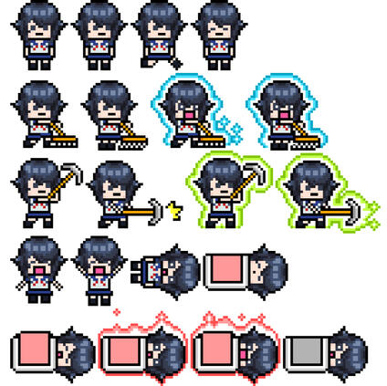 Danganronpa Spritesheet